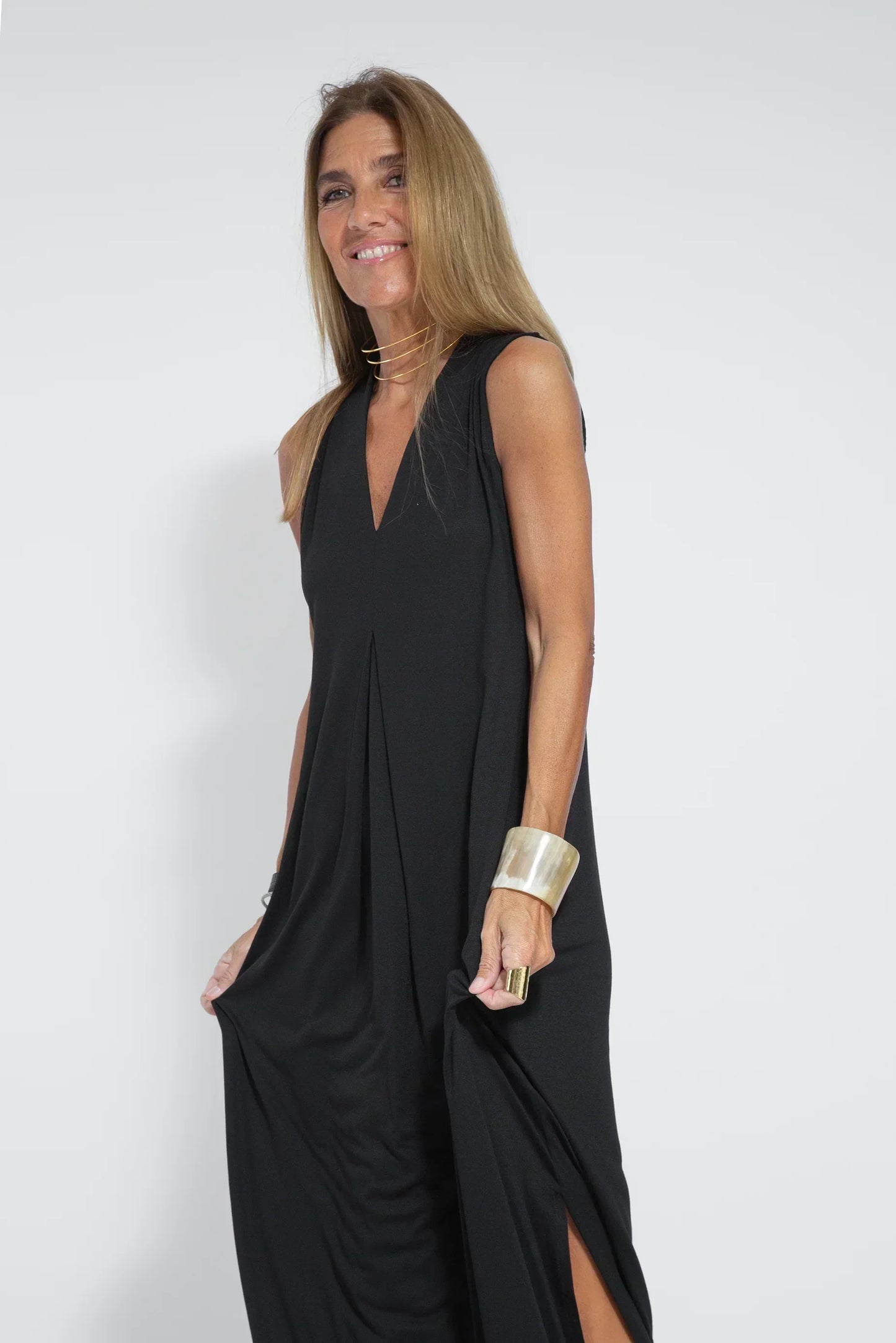 Norvielle Damen Schlankmachendes Kleid