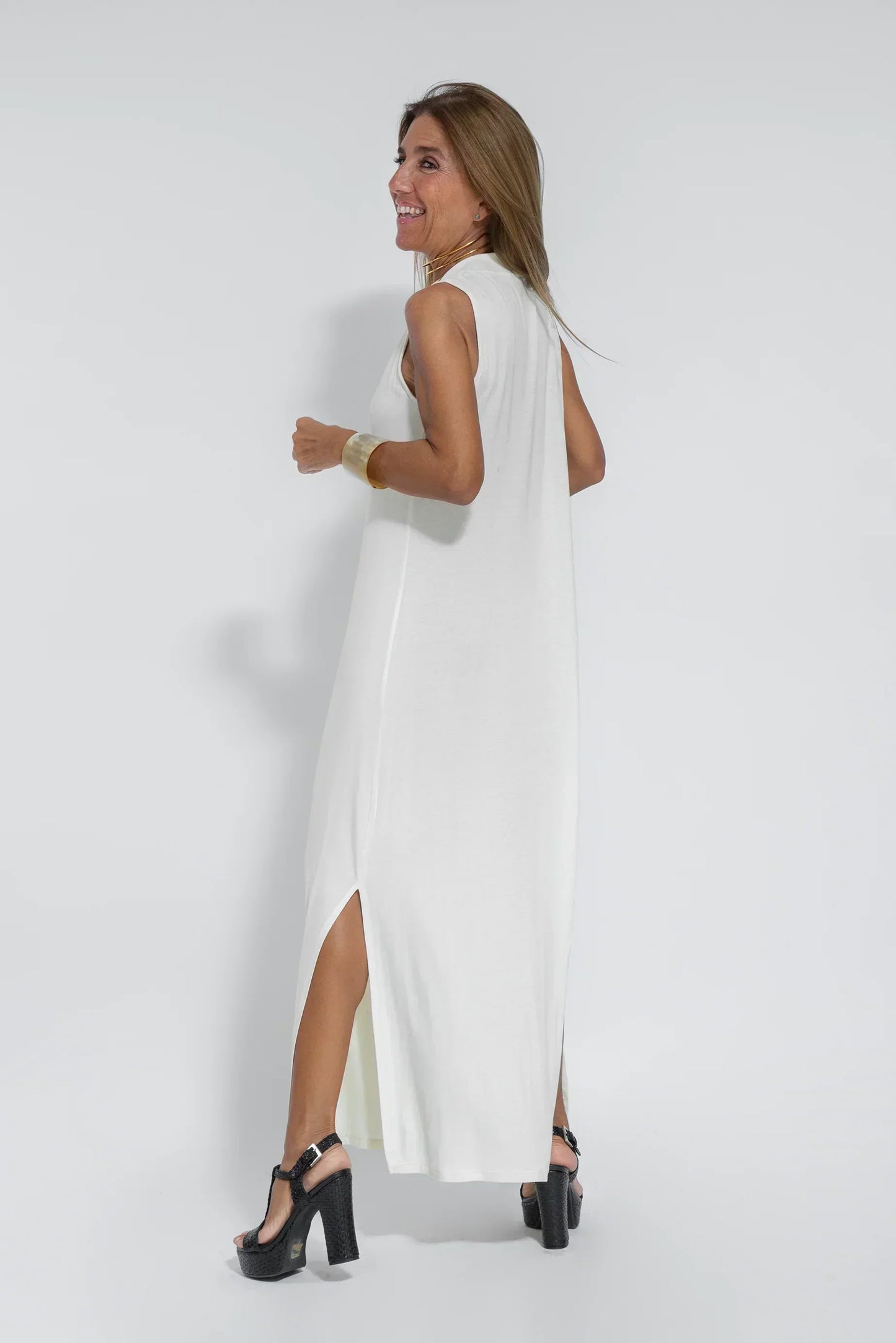 Norvielle Damen Schlankmachendes Kleid