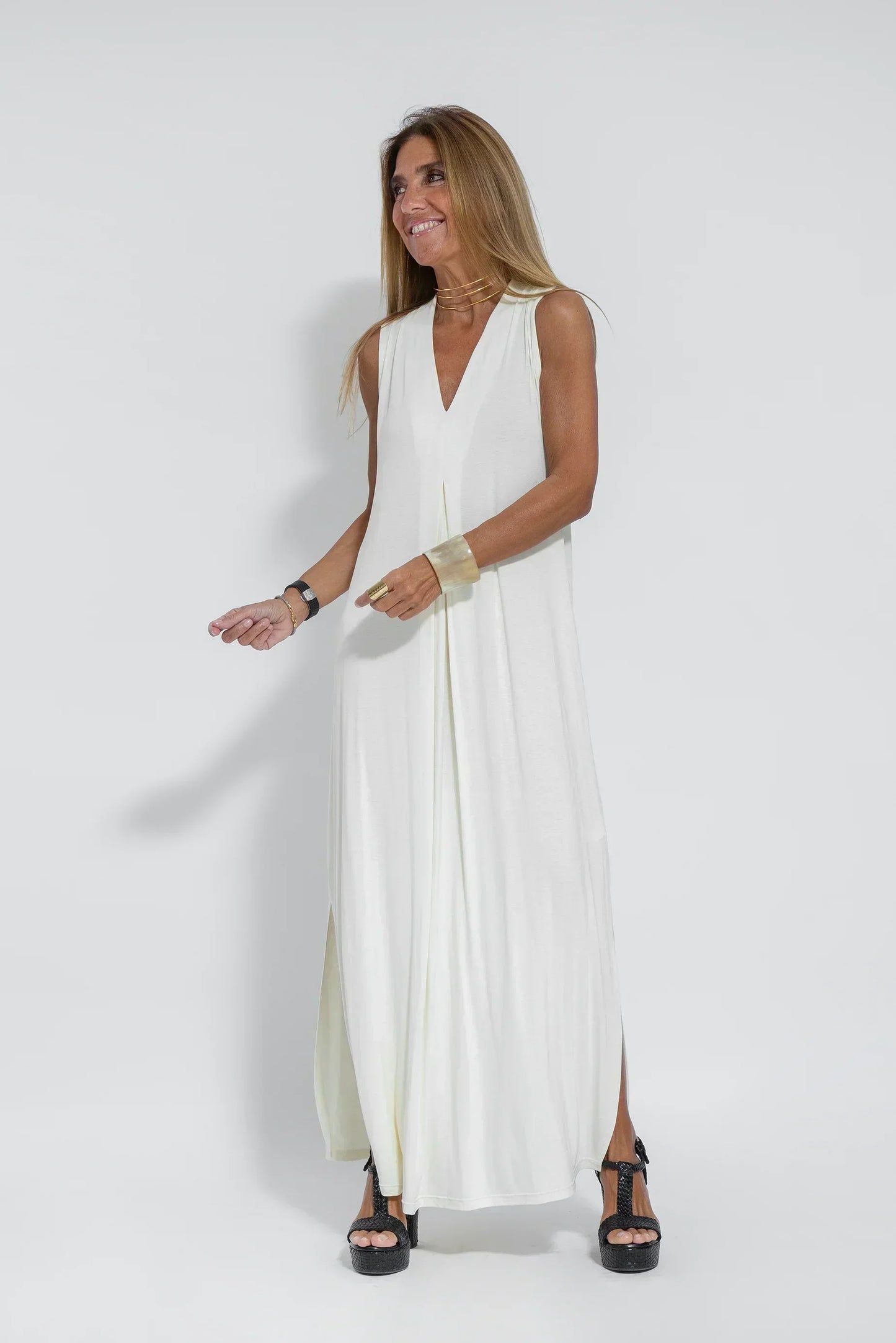 Norvielle Damen Schlankmachendes Kleid