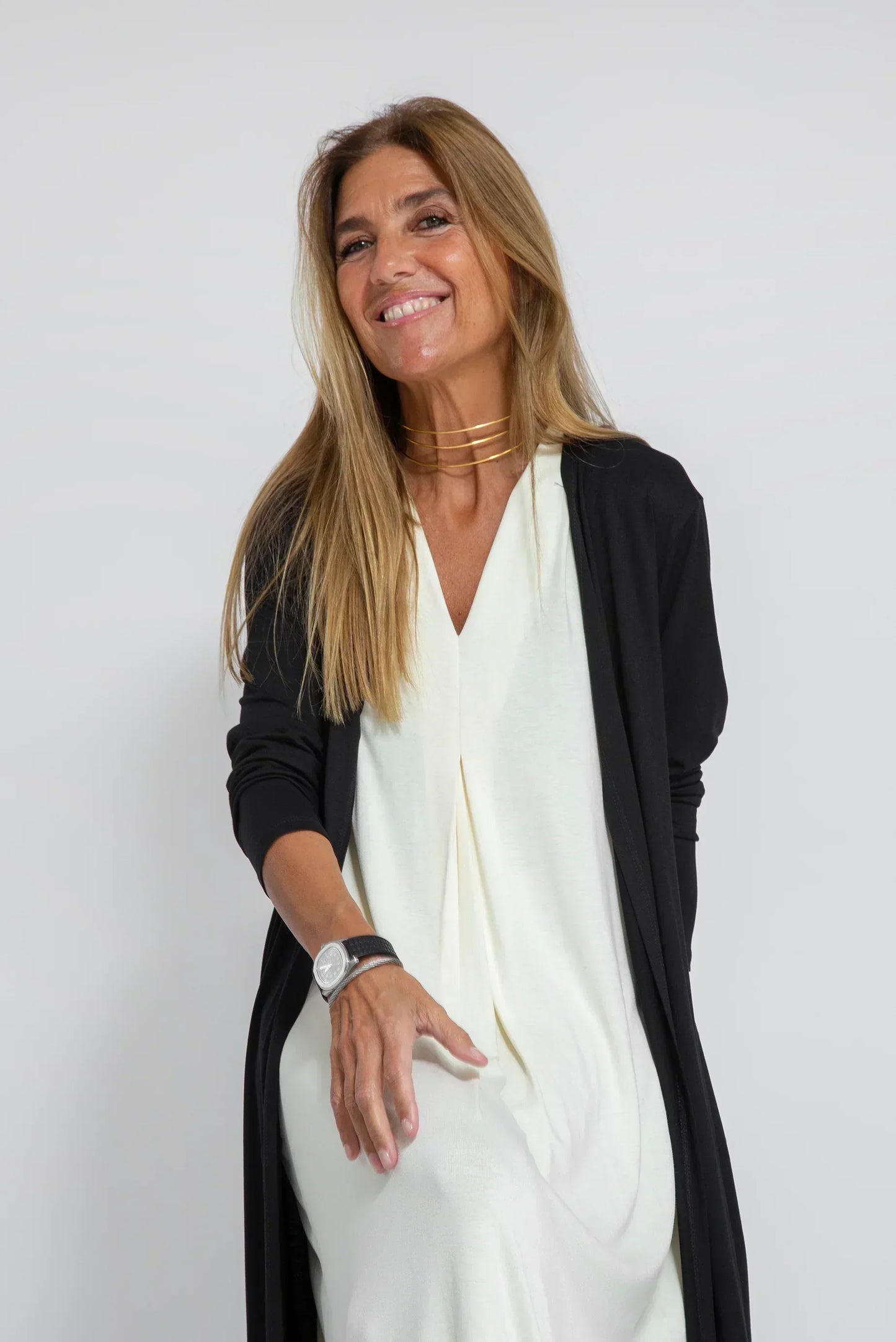 Norvielle Damen Schlankmachendes Kleid