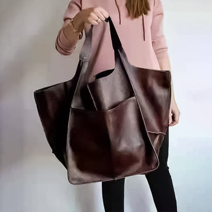 Damen Handtasche Groß Lederoptik