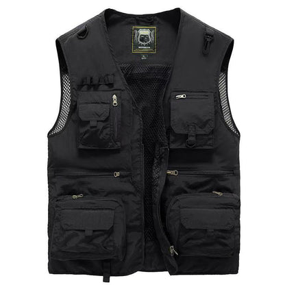 Norvielle Herren Sommerweste Mit Vielen Taschen
