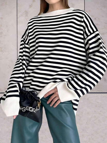 Norvielle Damen Oversize Pullover Stilvoll