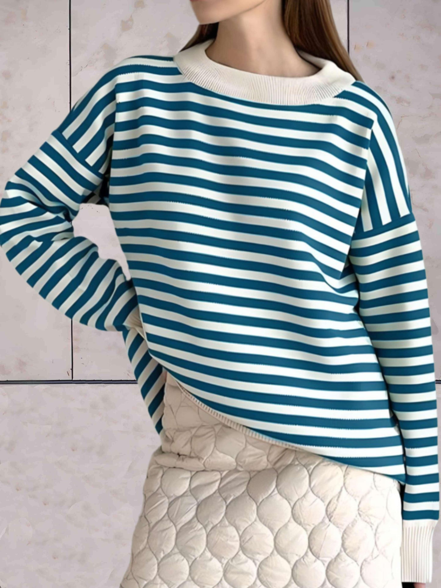 Norvielle Damen Oversize Pullover Stilvoll