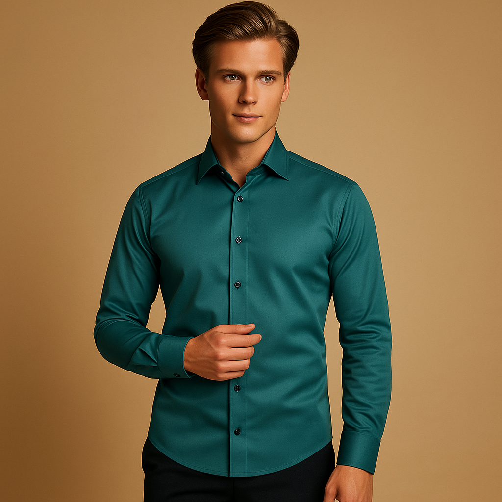 Herren Oberteil Lange Ärmel Kragenform