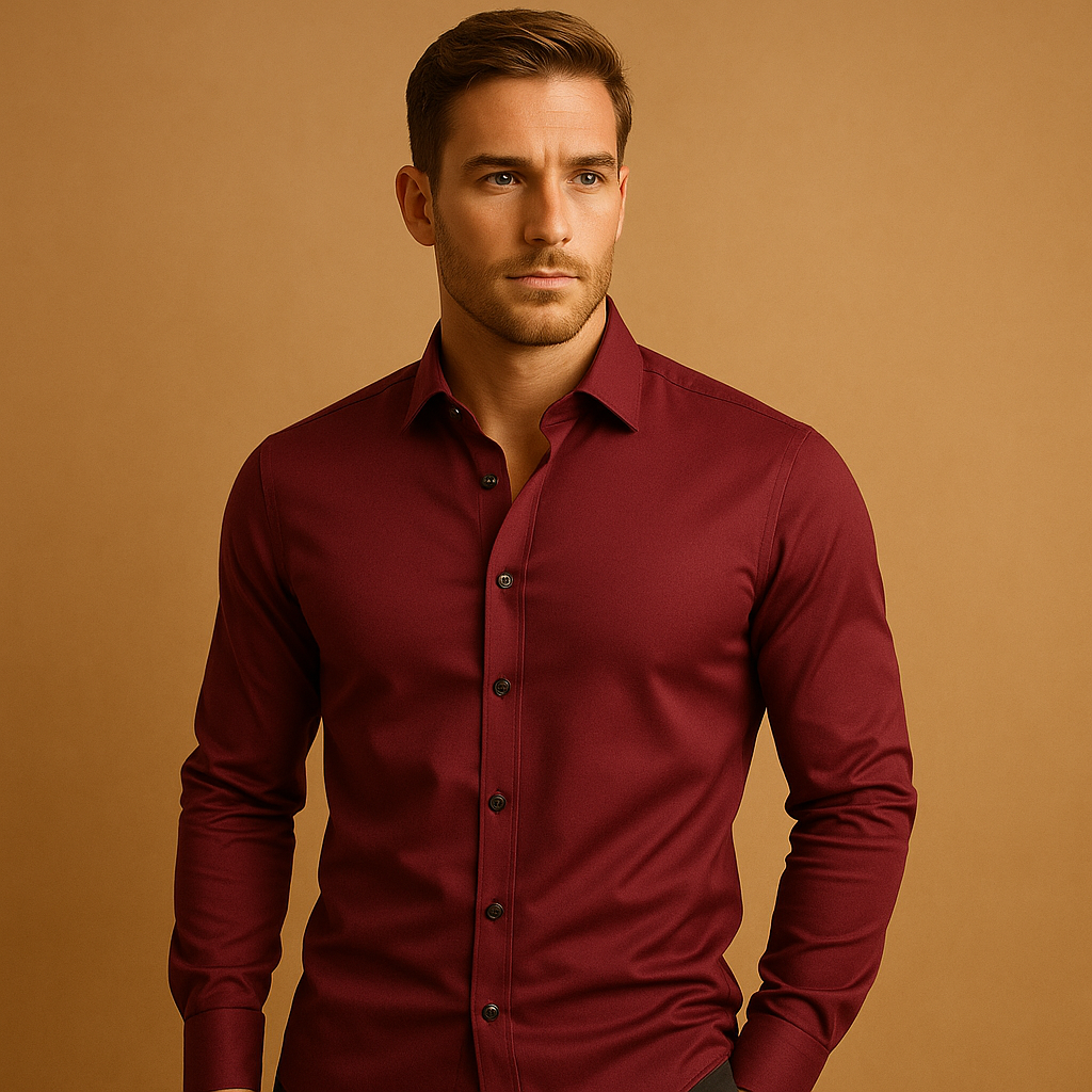 Herren Oberteil Lange Ärmel Kragenform - Norvielle