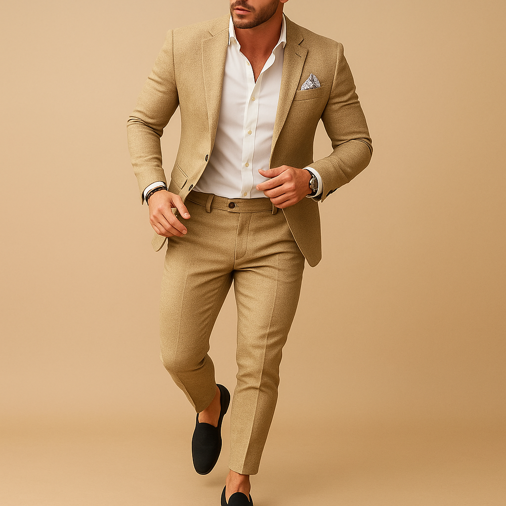 Herren Anzug Slim Fit Formell