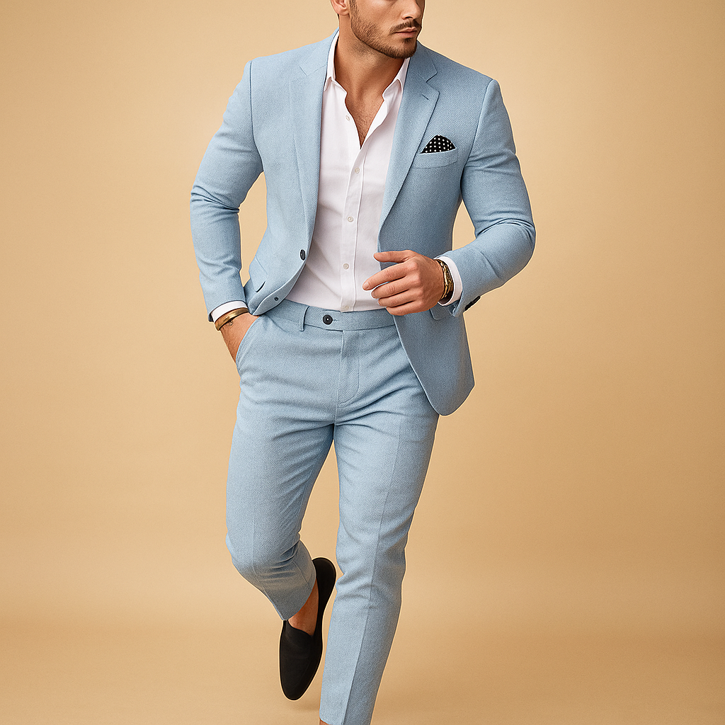 Herren Anzug Slim Fit Formell