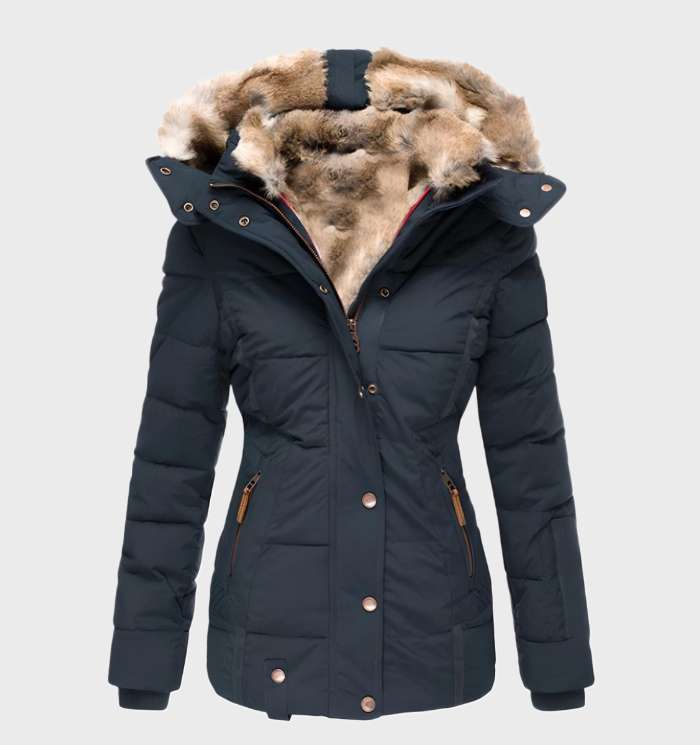 Damen Winterjacke Wasserabweisend Isoliert mit Kapuze