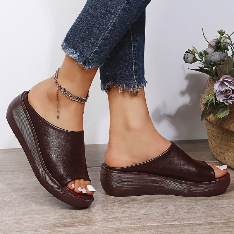 Damen Sandalen Ganzjahres-Modell Leder