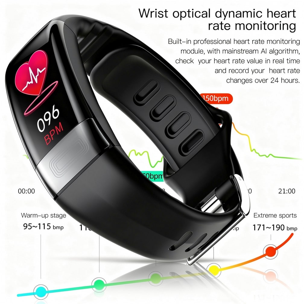 Vitaro Smartwatch EKG Herzfrequenz Blutdruck Schlaftracking
