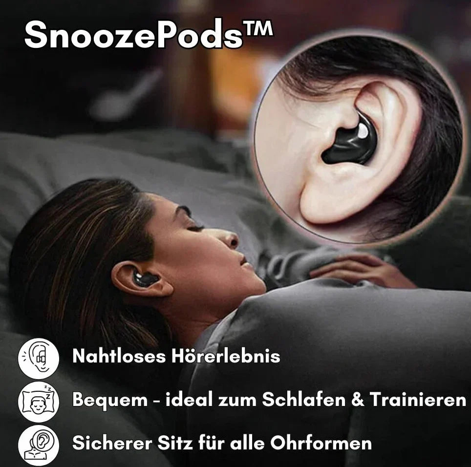 Bluetooth-Kopfhörer Ultraflach für Schlafen und Alltag