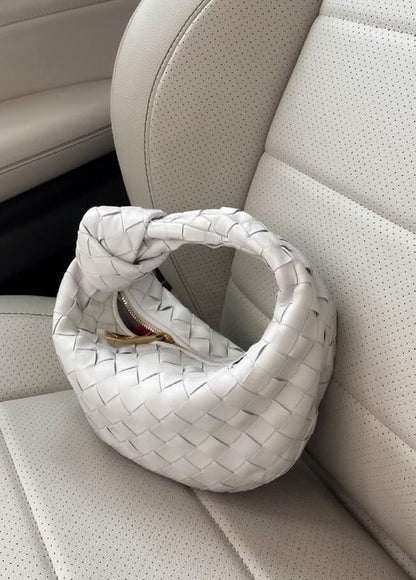 Damen Mini Geflochtene Handtasche