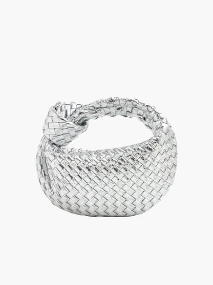 Damen Mini Geflochtene Handtasche