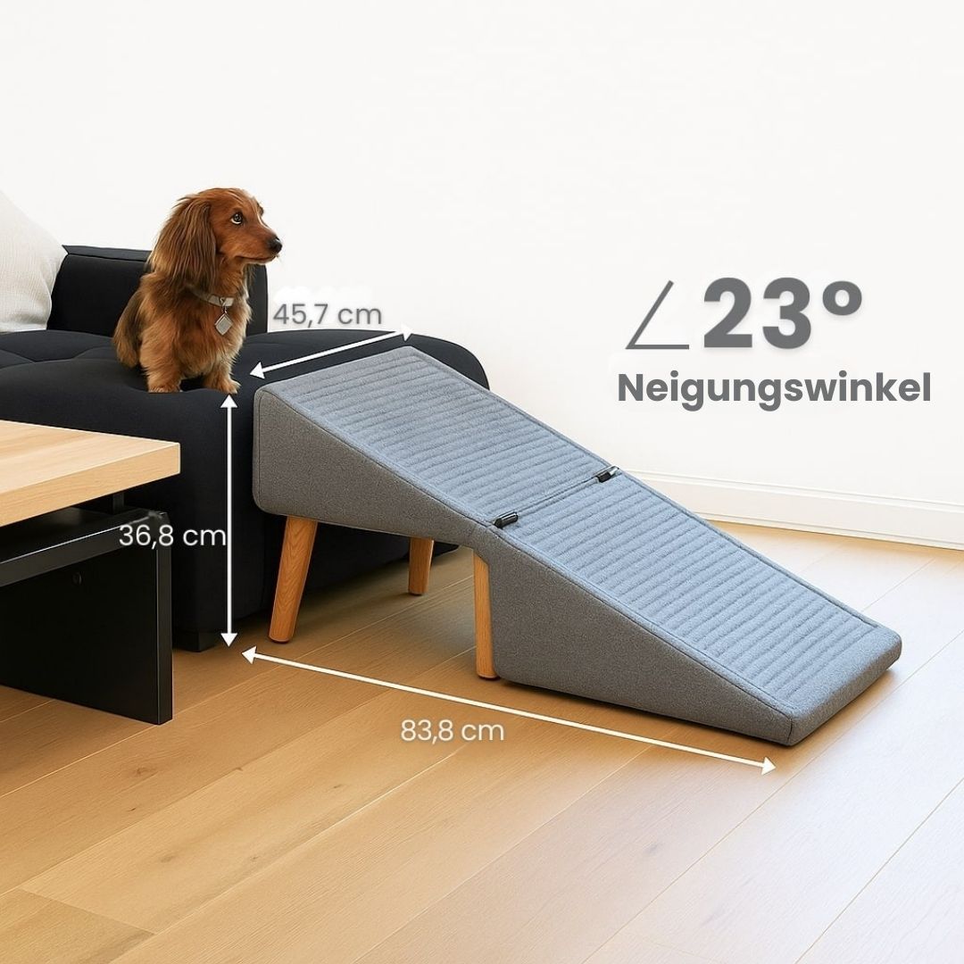 Hundetreppe für Bett und Sofa, Klappbar, Holz