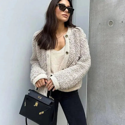 Christa | Gemütlicher Teddy-Cardigan Zendoo.de