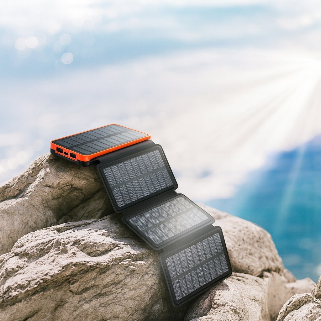 Solar Powerbank Ladegerät für Handy
