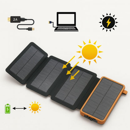 Solar Powerbank Ladegerät für Handy