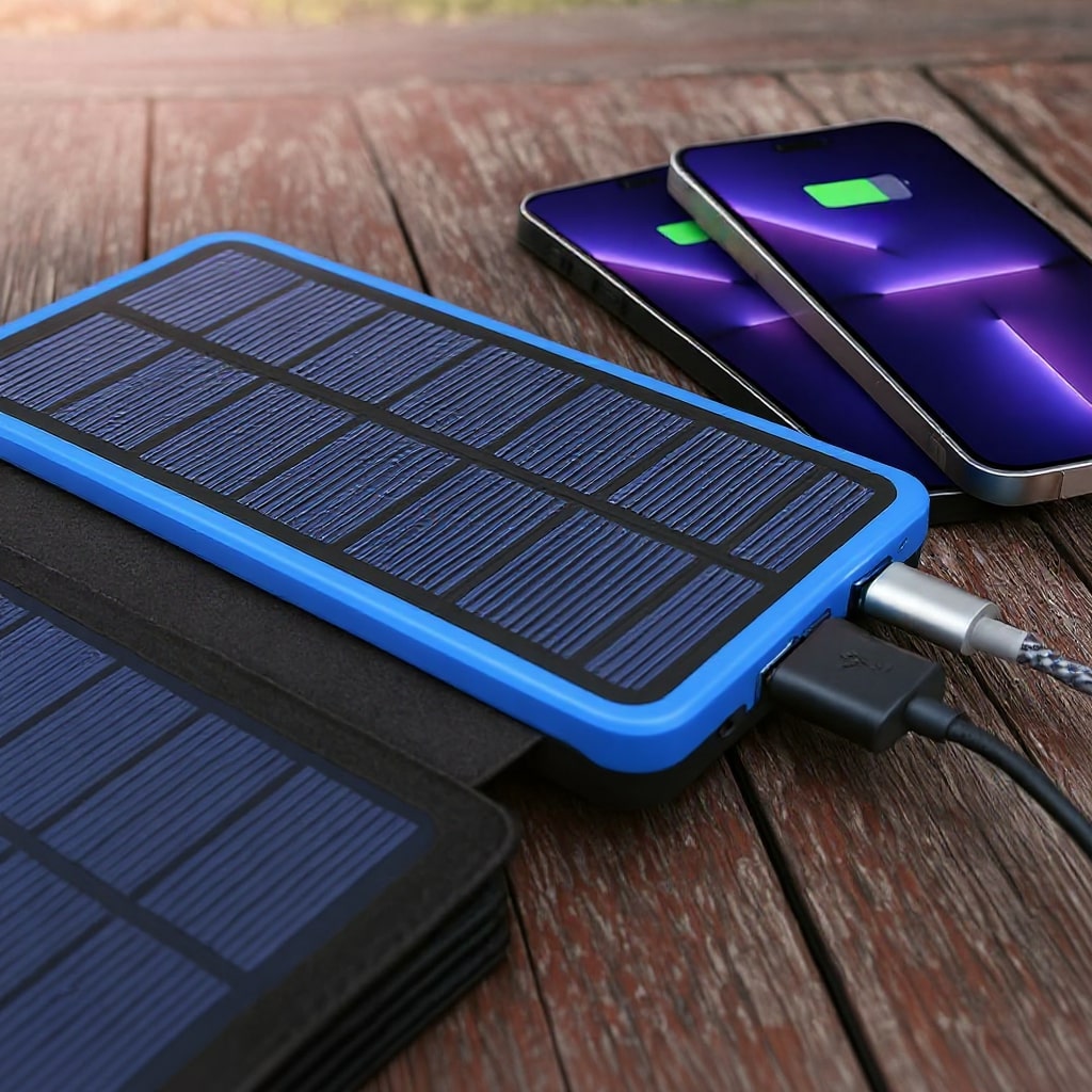 Solar Powerbank Ladegerät für Handy