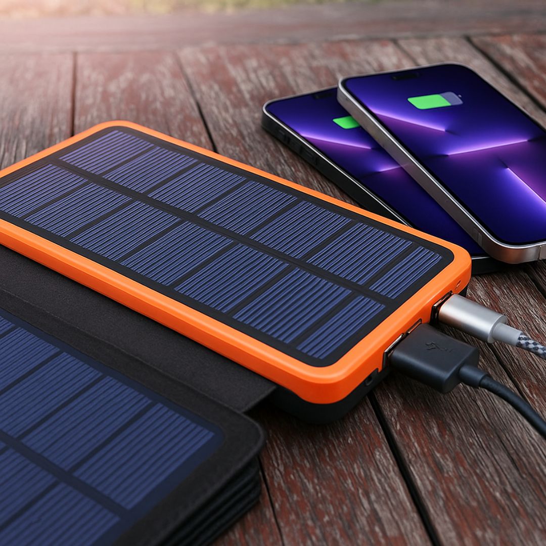 Solar Powerbank Ladegerät für Handy - Norvielle