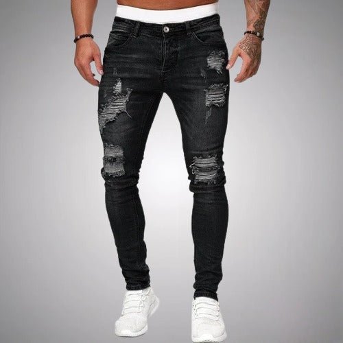 Herren Ripped Jeans Lang - Norvielle