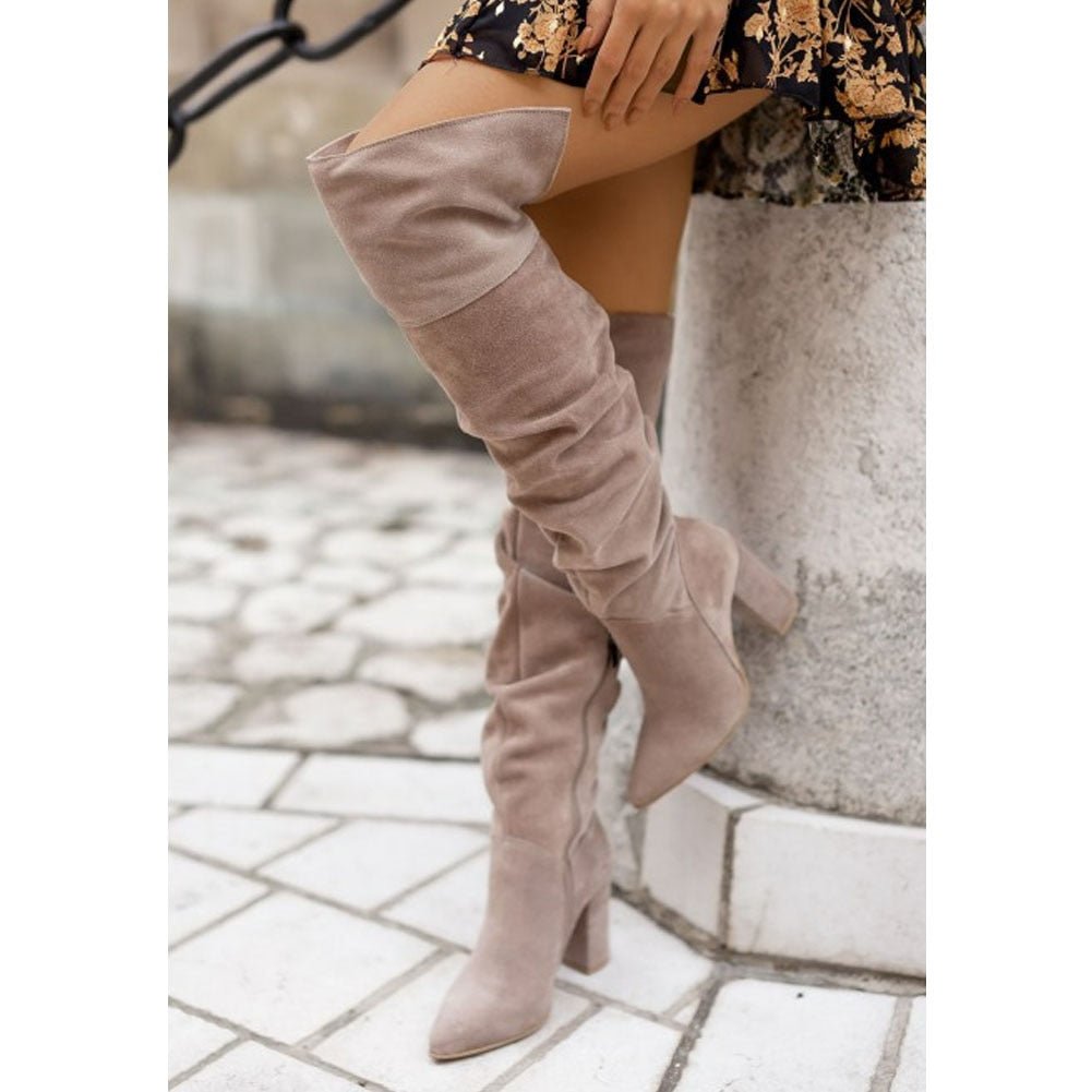Damen Winterstiefel Kompakt Ohne Verschluss