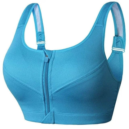 Damen Sport-BH Große Größen Reißverschluss