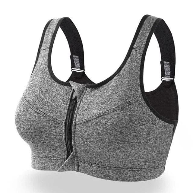 Damen Sport-BH Große Größen Reißverschluss