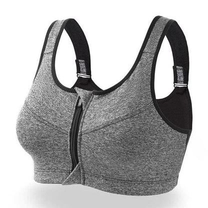 Damen Sport-BH Große Größen Reißverschluss
