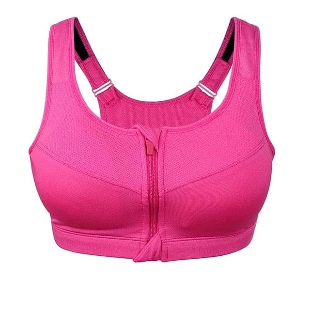 Damen Sport-BH Große Größen Reißverschluss