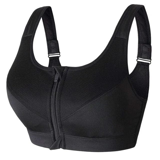 Damen Sport-BH Große Größen Reißverschluss
