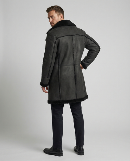 Wintermantel Lang Damen Woll