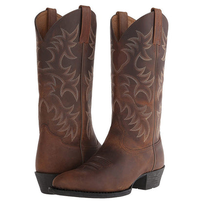 Damen Western Stiefel Leder