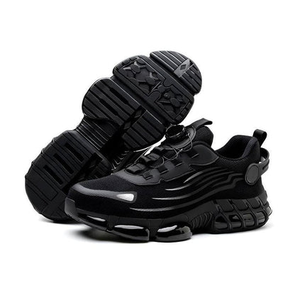 Unisex Sicherheitsschuhe Rutschfest Schwarz - Norvielle