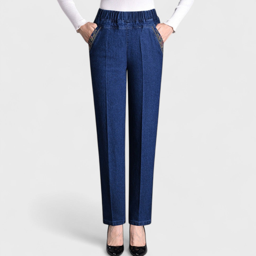 Damen Stretch-Jeans Bequem Elastisch