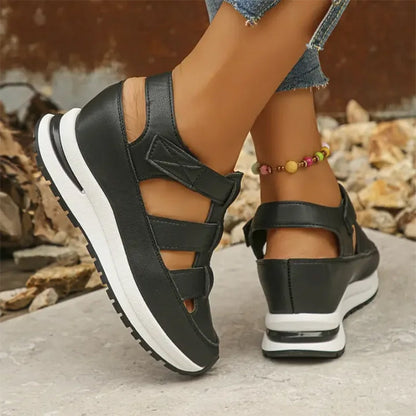 Norvielle Damen Geschlossene Sneaker-Sandalen