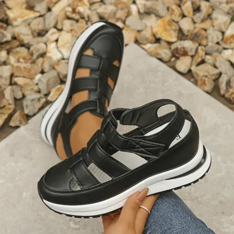 Norvielle Damen Geschlossene Sneaker-Sandalen