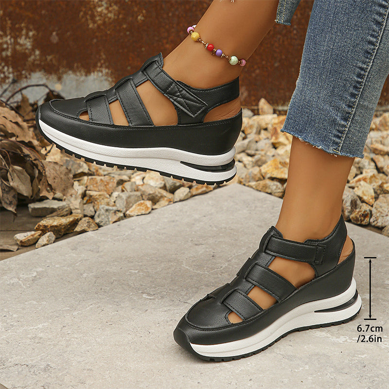 Norvielle Damen Geschlossene Sneaker-Sandalen