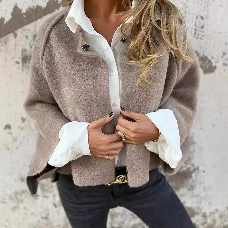 Norvielle Damen Kurzjacke Gemütlich - Norvielle