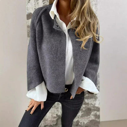 Norvielle Damen Mittellange Jacke Stilvoll
