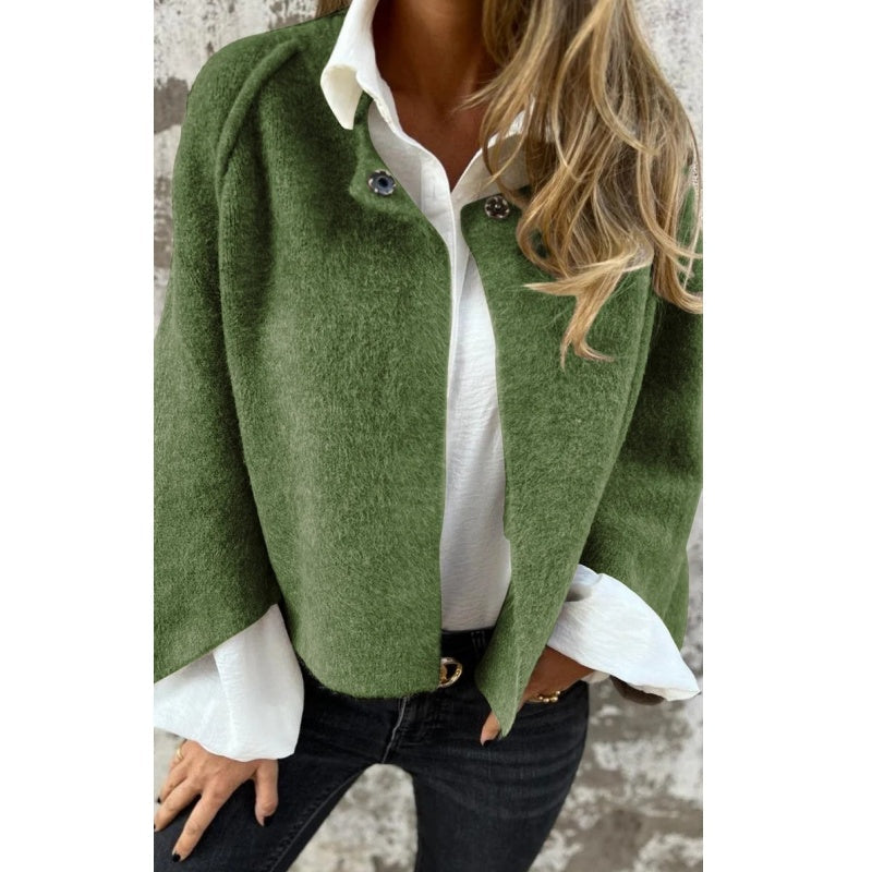 Norvielle Damen Kurzjacke Gemütlich
