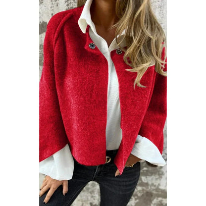 Norvielle Damen Mittellange Jacke Stilvoll