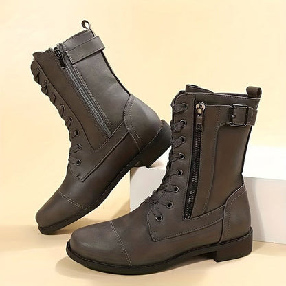 Soraya Damen Stiefel Mittleres Schaft mit Reißverschluss und