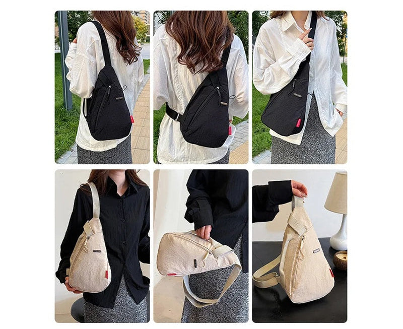 Damen Crossbody Rucksack Multifunktionell