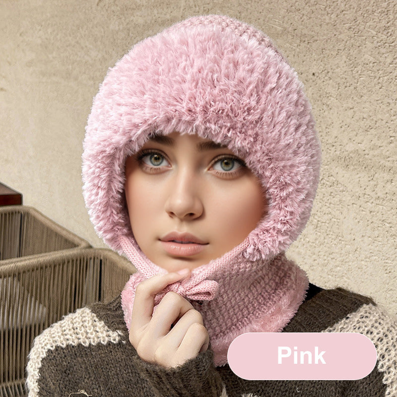Wärme Mütze Pullover Kombi Trendy wird zu: Damen Wärme Mütze Pullover