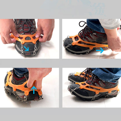 Eislaufschuhspikes Antirutsch Schneespikes Stahl