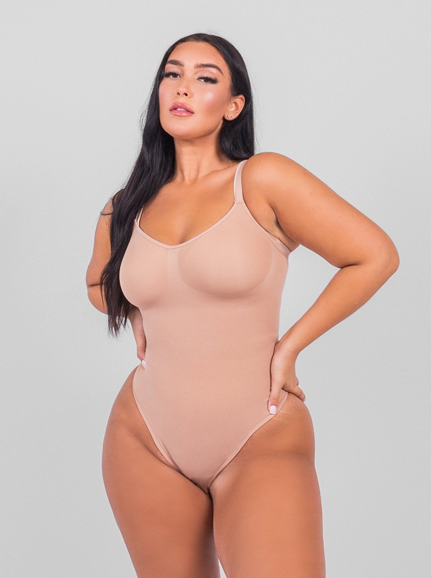 Damen Body Durchgehend Mit Schulterbandern