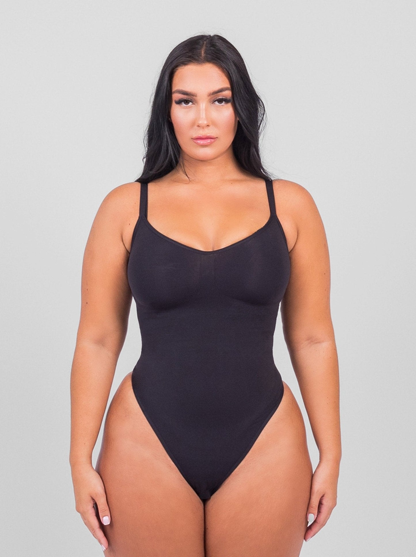 Damen Body Durchgehend Mit Schulterbandern