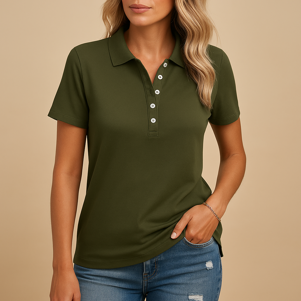 Shene Herren Polo Tailliert Modern