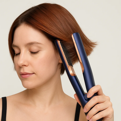 Föhn-Glätteisen 2-in-1 für müheloses Haarestyling